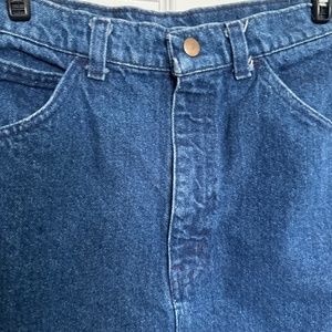 Vintage Jean Skirt -tagged 7/8